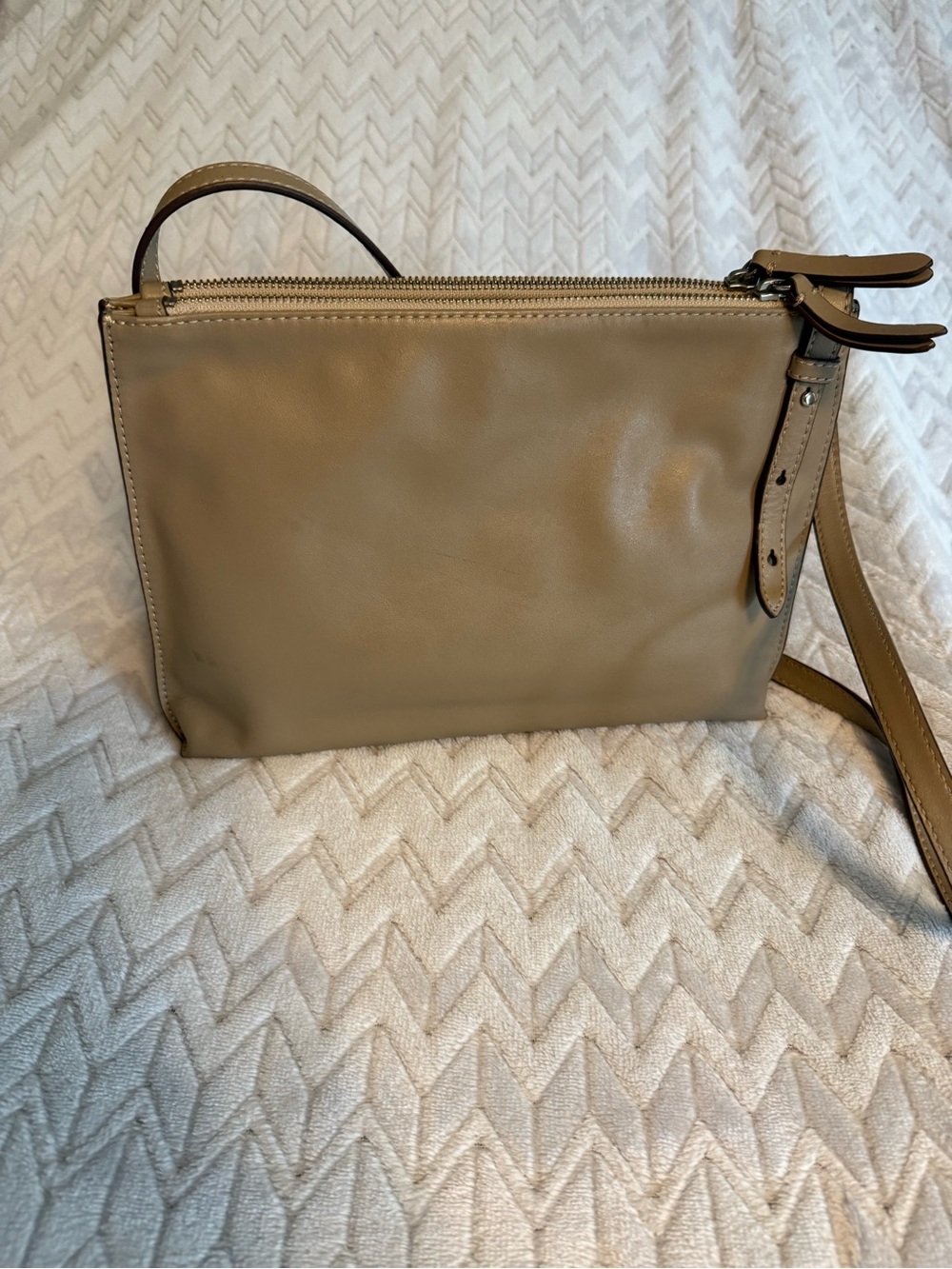 Banana Republic Dual Pouch Convertible Bag - mushroom